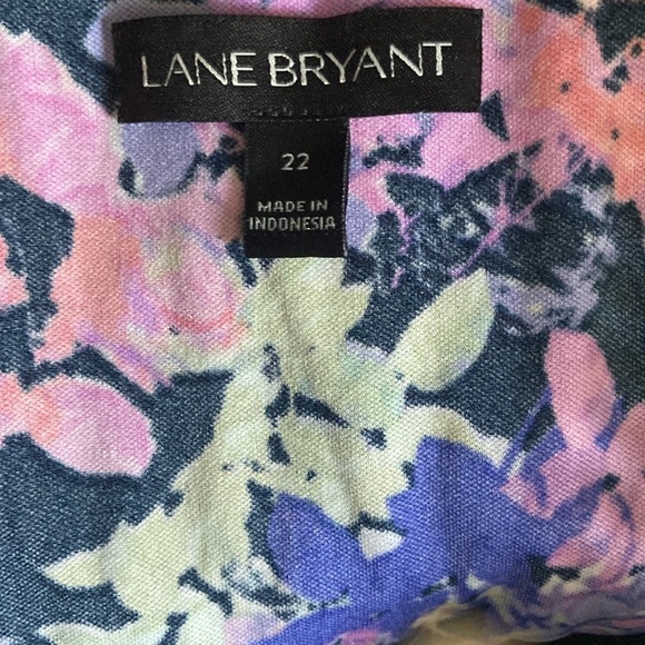 Lane Bryant Black Eyelet Sleeveless Cotton Fit And Flare Plus Size 22 Dress - Picture 6 of 9